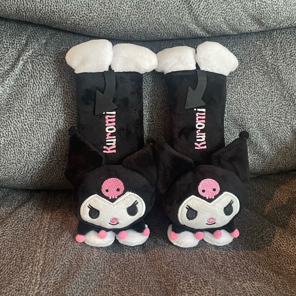 Kuromi Seatbelt Covers Set
